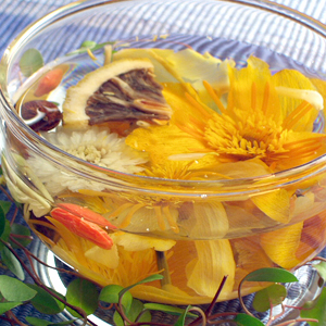 中国茶　花茶　18封 Amazon | 12個 中国茶 工芸茶 花茶 花開富貴(センニチコウ花